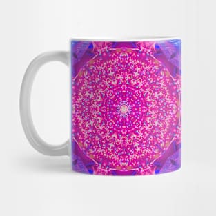 Glowing Pink and Blue  Lights Mug